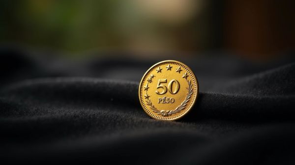 Quelle est la valeur réelle de la pièce 50 pesos or 1943 ?